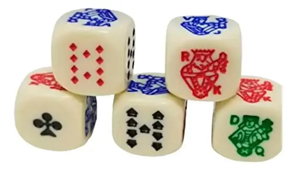Dados Cachos Poker 16mm Juego *5und Casino 2