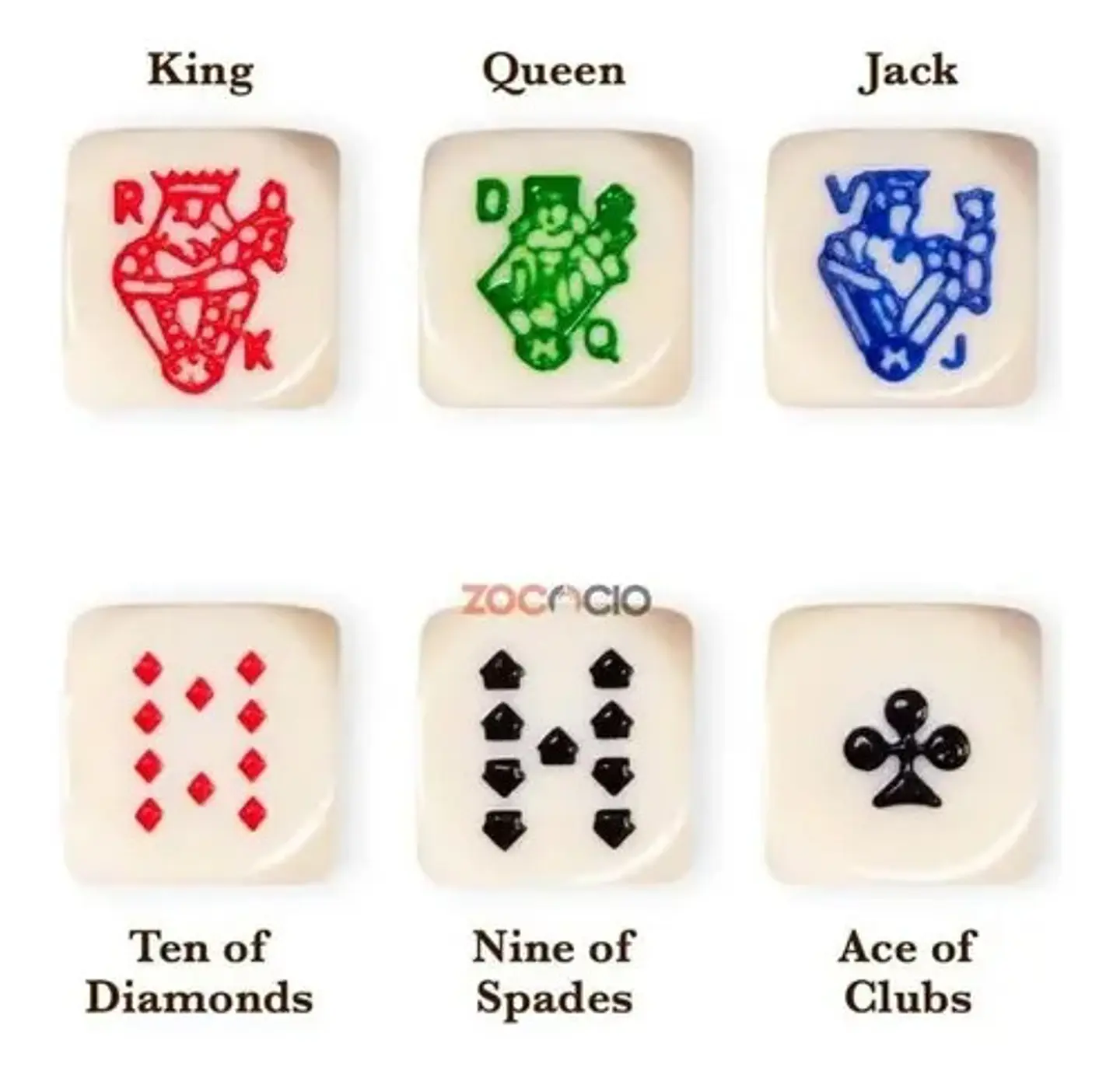 Dados Cachos Poker 16mm Juego *5und Casino 3