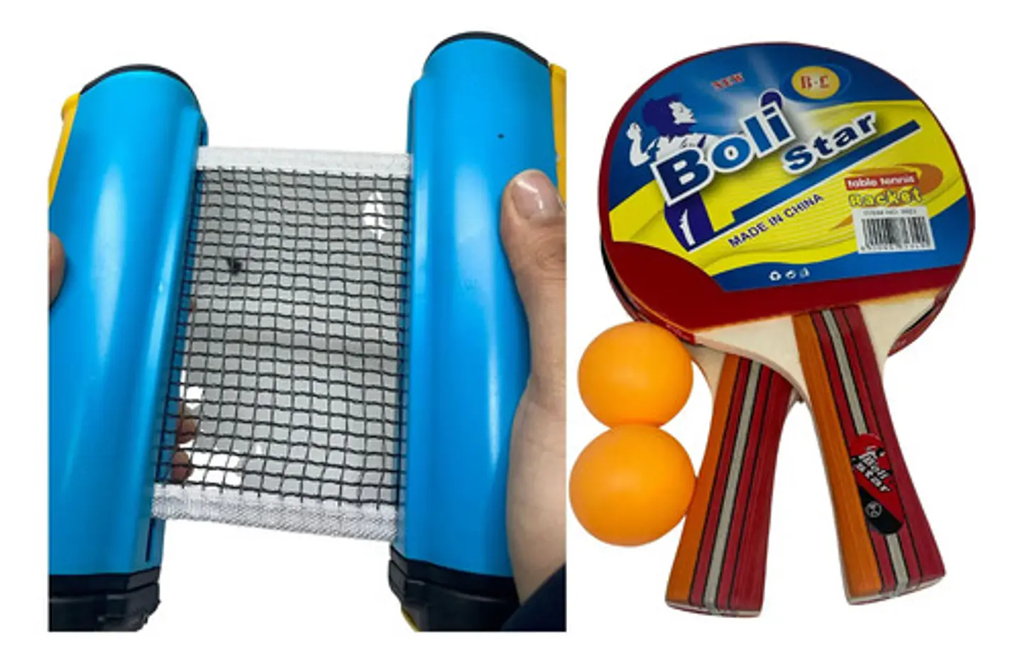 Ping Pong Raquetas Malla Adaptable + Raquetas Red Juguete  4