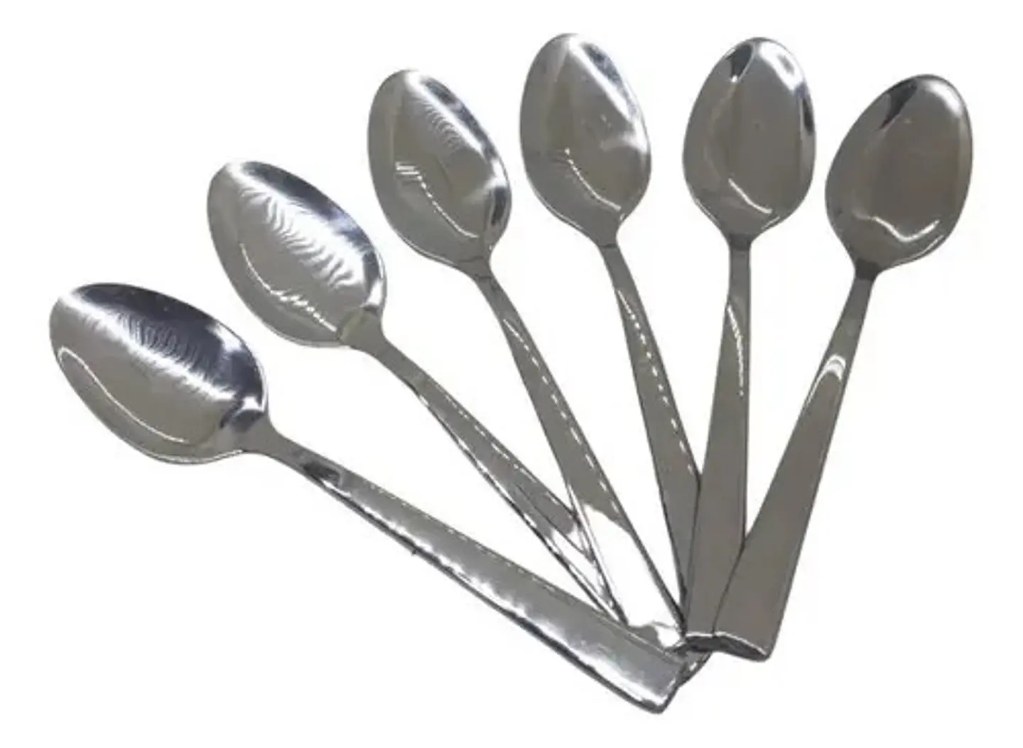 Cucharas Dulceras X6und Acero Inoxidable Utensilios Cocina  1