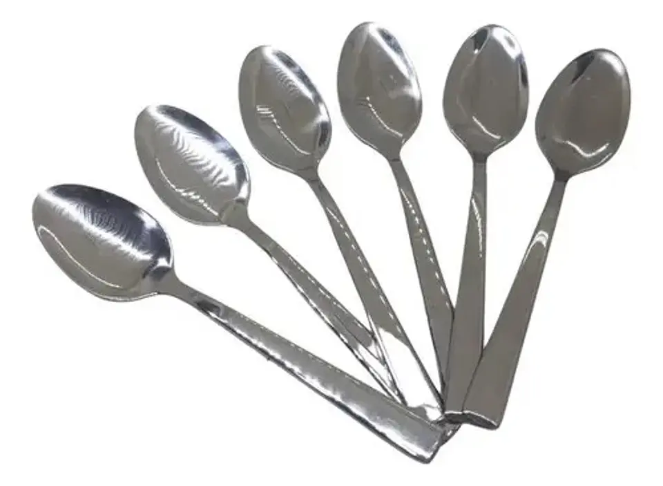 Cucharas Dulceras X6und Acero Inoxidable Utensilios Cocina  1
