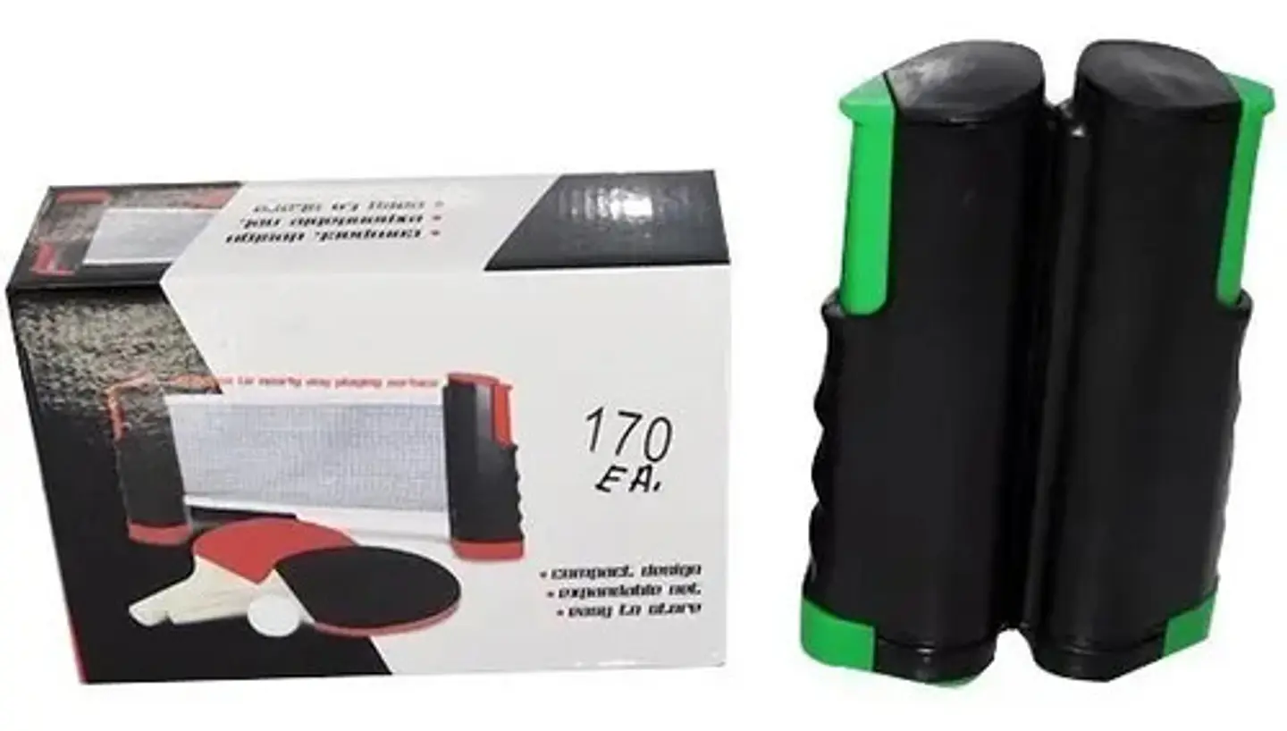 Kit Malla Adaptable + Ping Pong Raquetas Deporte Raqueta Red 3