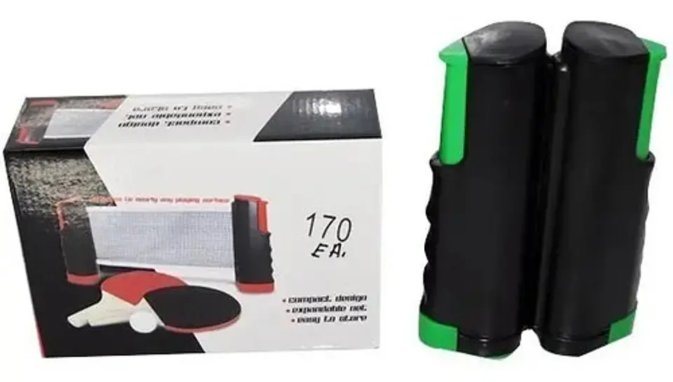 Kit Malla Adaptable + Ping Pong Raquetas Deporte Raqueta Red 3