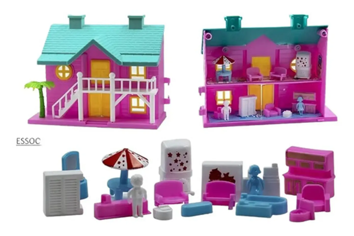 Set Casa De Muñecas Con Accesorios Regalo Niñas 1