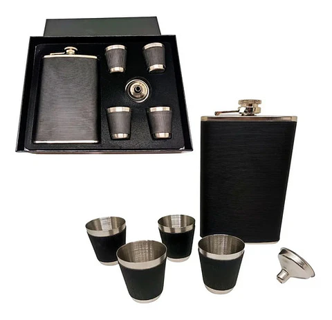 Wiskera Personal Licorera 9oz 4 Copas  Cocina Chef Vino Bar 