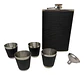 Wiskera Personal Licorera 9oz 4 Copas  Cocina Chef Vino Bar  - Miniatura 3