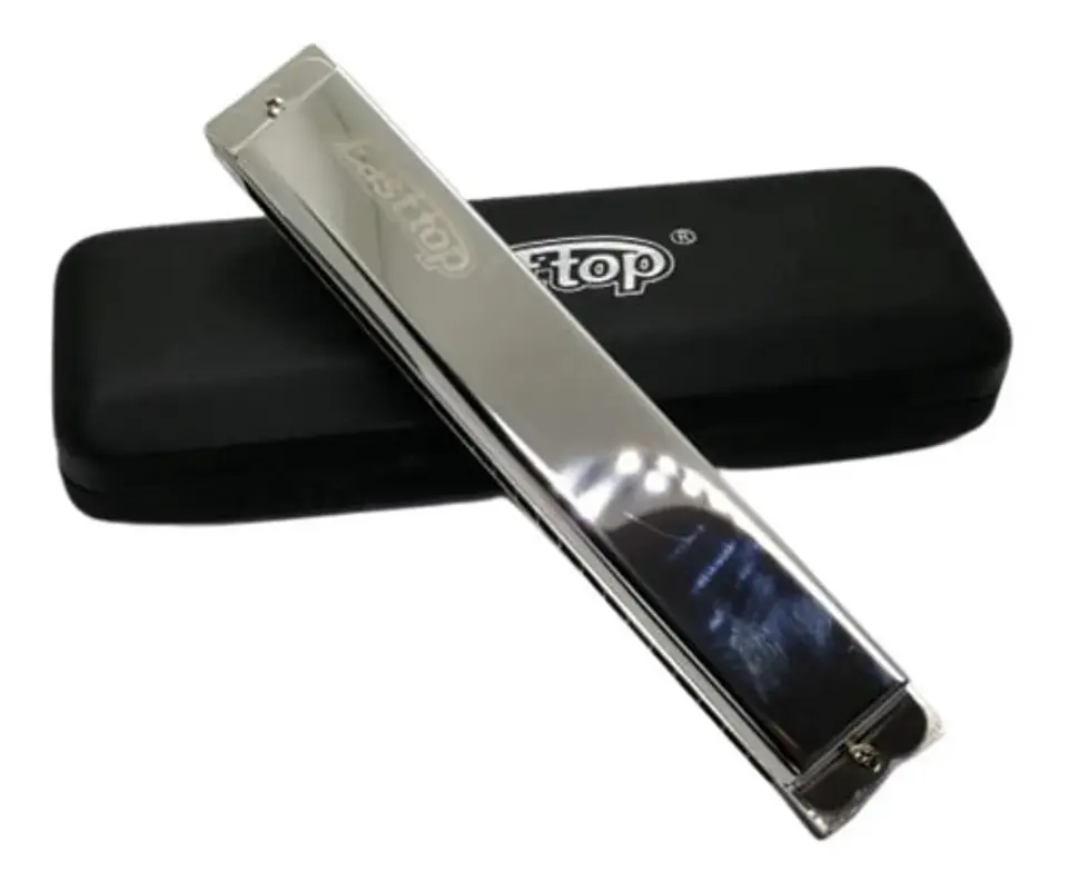 Armonica 24 Celdas Instrumento Viento Estuche Harmonica Fina 1