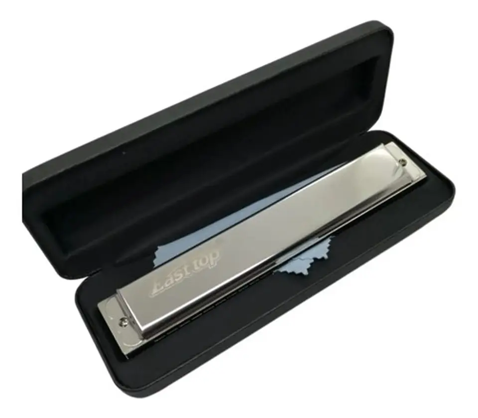 Armonica 24 Celdas Instrumento Viento Estuche Harmonica Fina 2