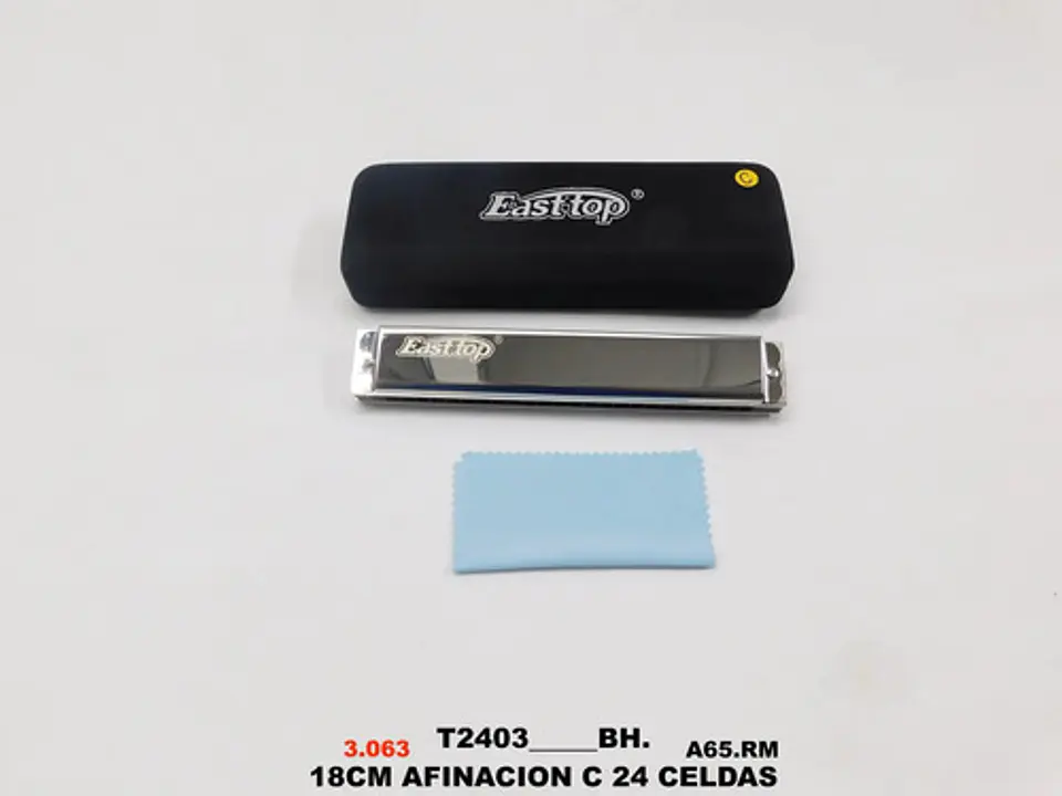Armonica 24 Celdas Instrumento Viento Estuche Harmonica Fina 5