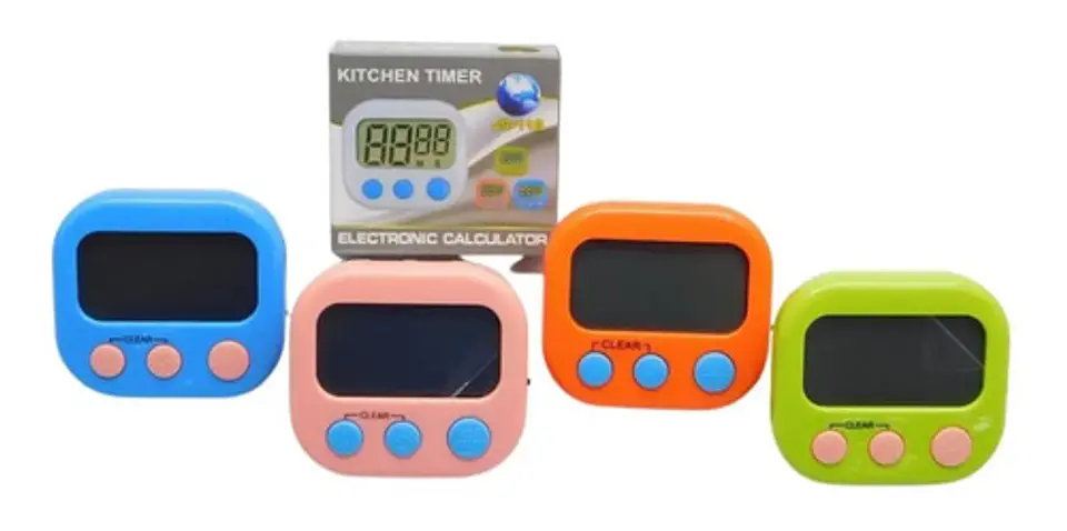 Cronómetro Digital Alarma Temporizador Cocina Lcd Digital X5 1