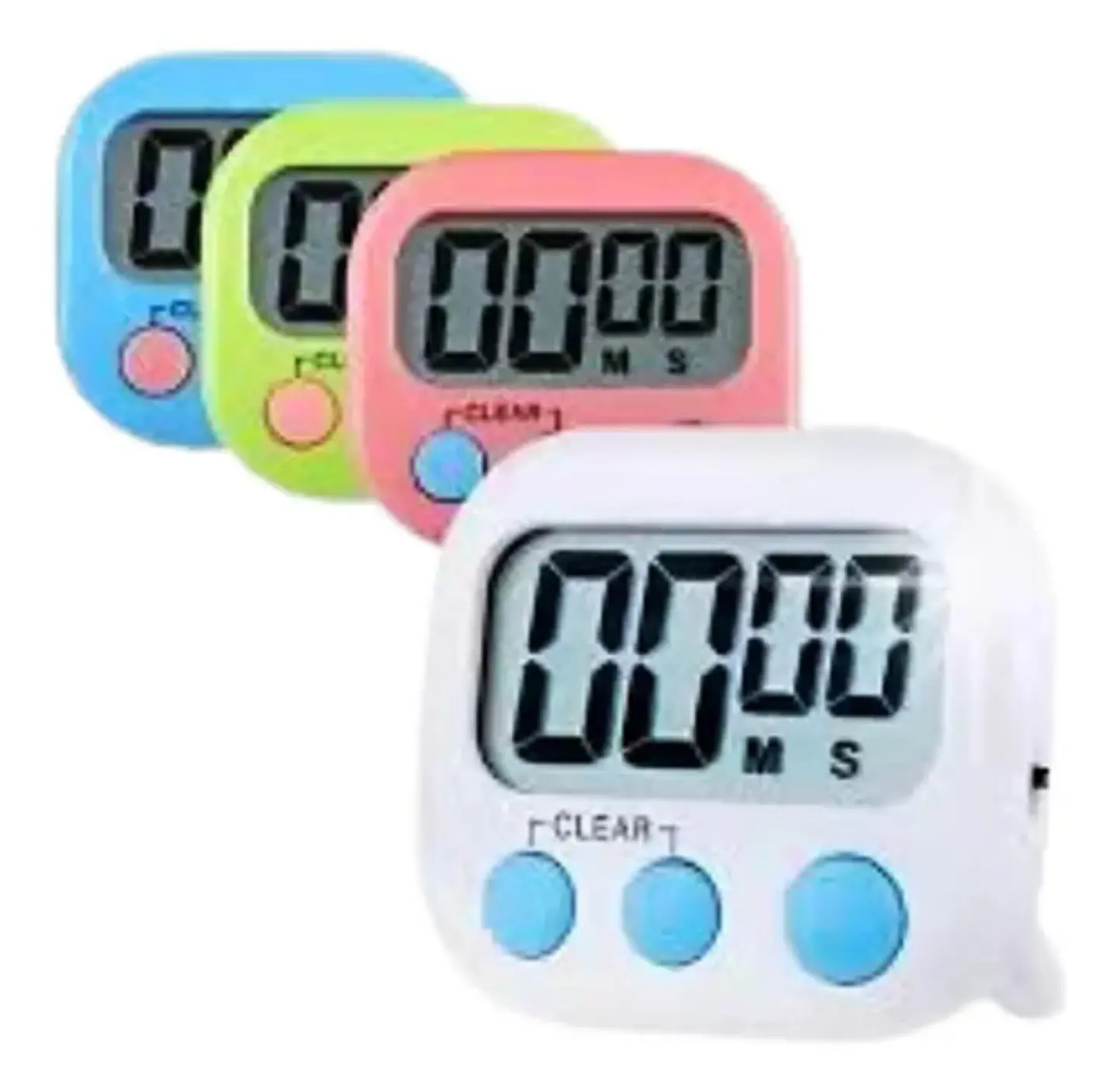 Cronómetro Digital Alarma Temporizador Cocina Lcd Digital X5 2