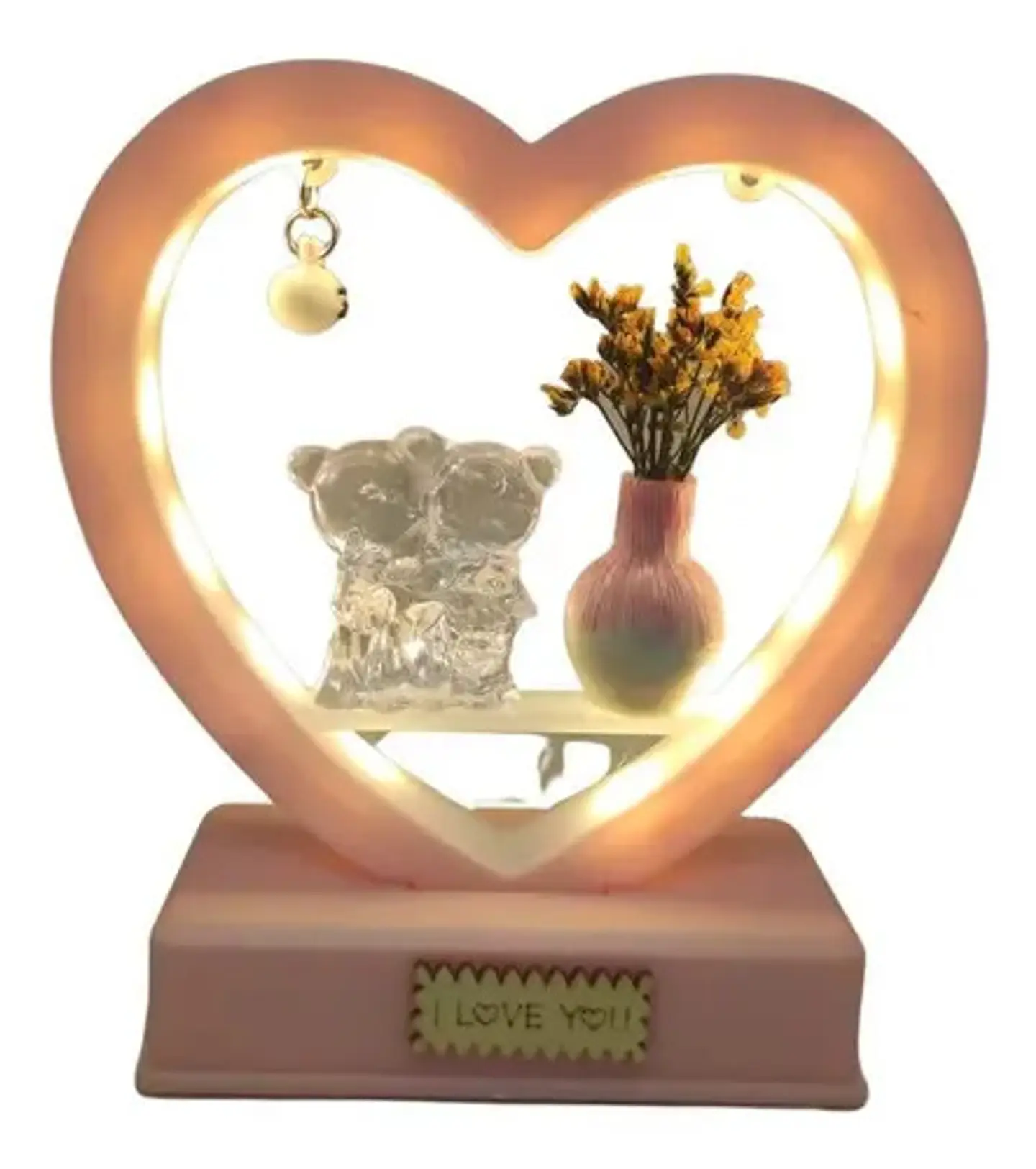 Caja Musical Regalo Amor Amistad Corazón Decoración Osos 1