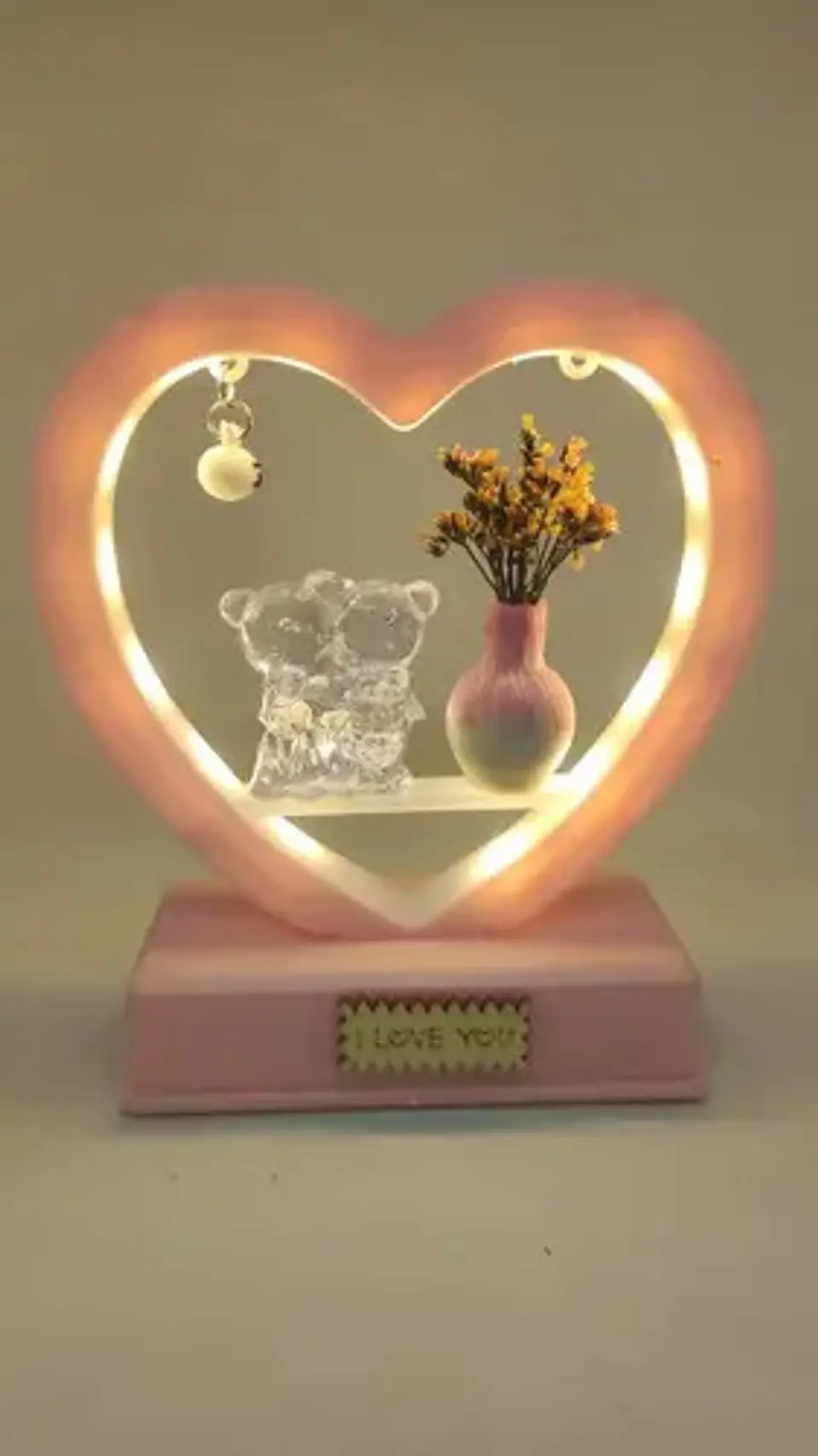 Caja Musical Regalo Amor Amistad Corazón Decoración Osos 2