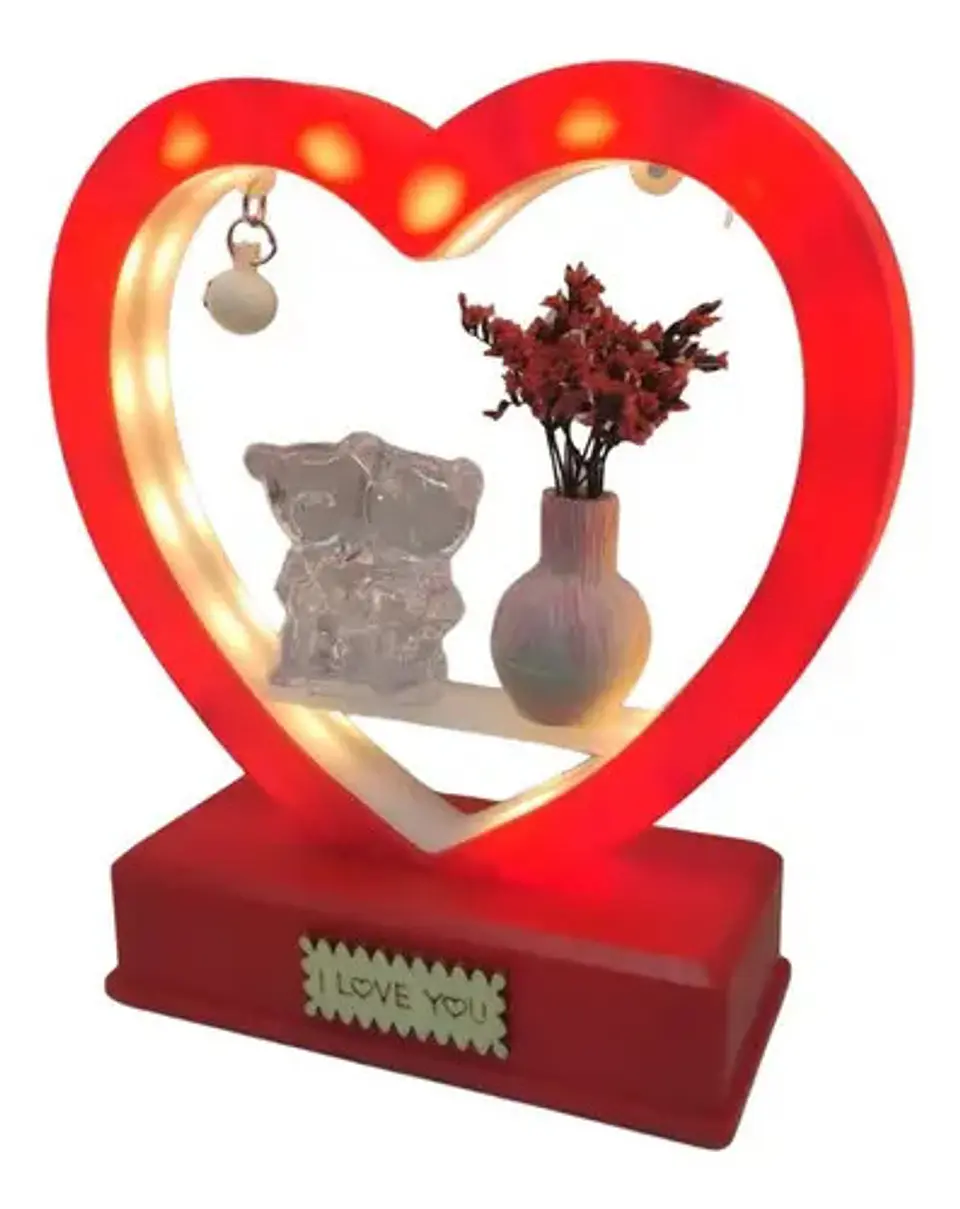 Caja Musical Regalo Amor Amistad Corazón Decoración Osos 3