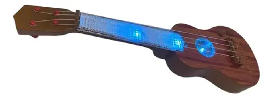 Guitarra Juguete Luces Sonido Niños Regalo Instrumento 6