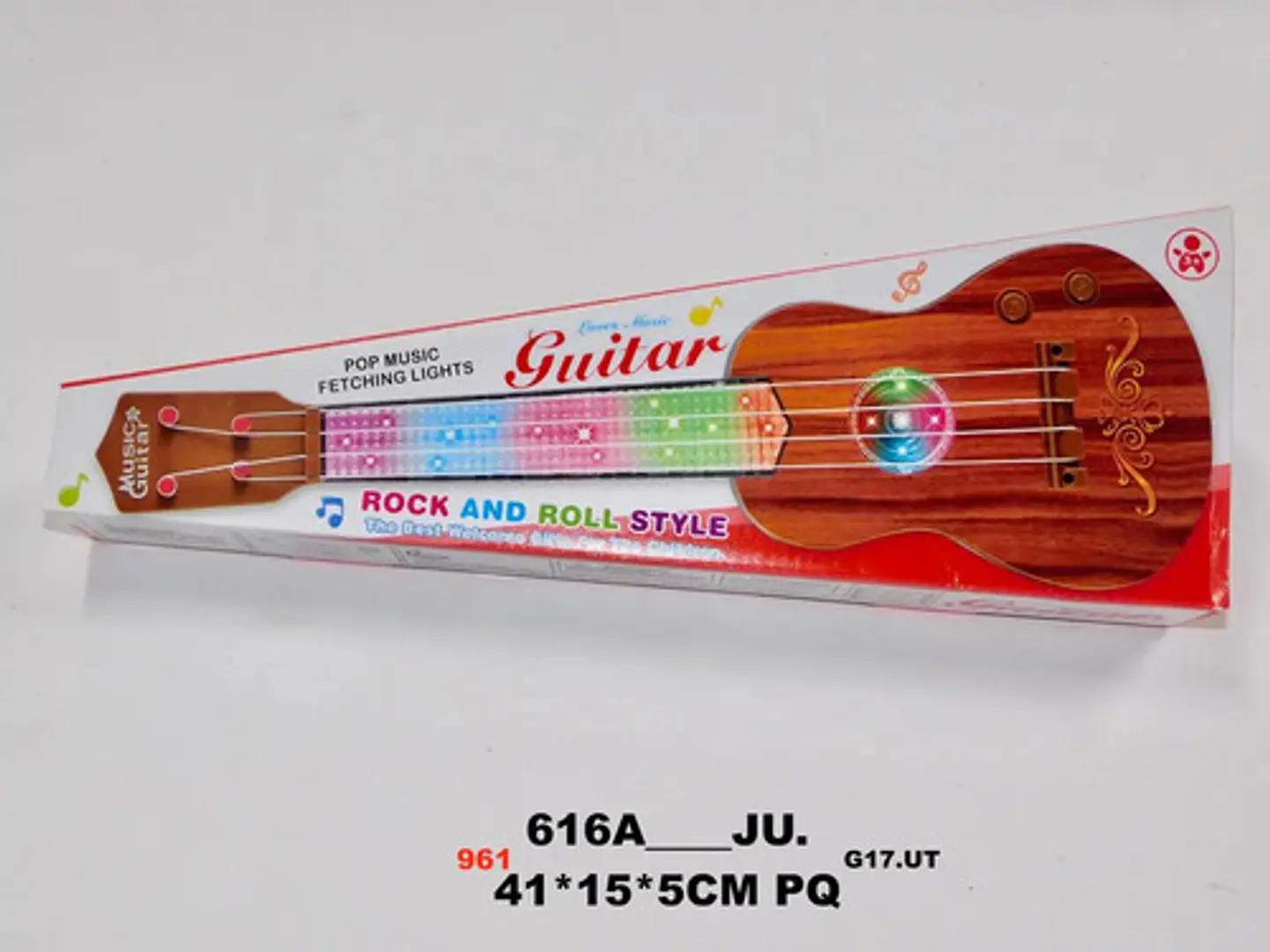 Guitarra Juguete Luces Sonido Niños Regalo Instrumento 8