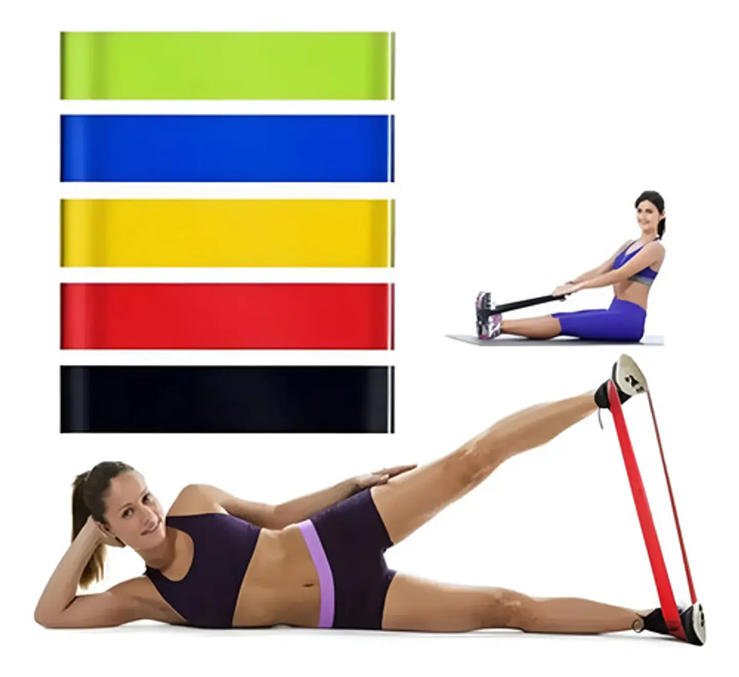 Bandas Elásticas Deporte Ejercicio En Casa Gym Fitness 1
