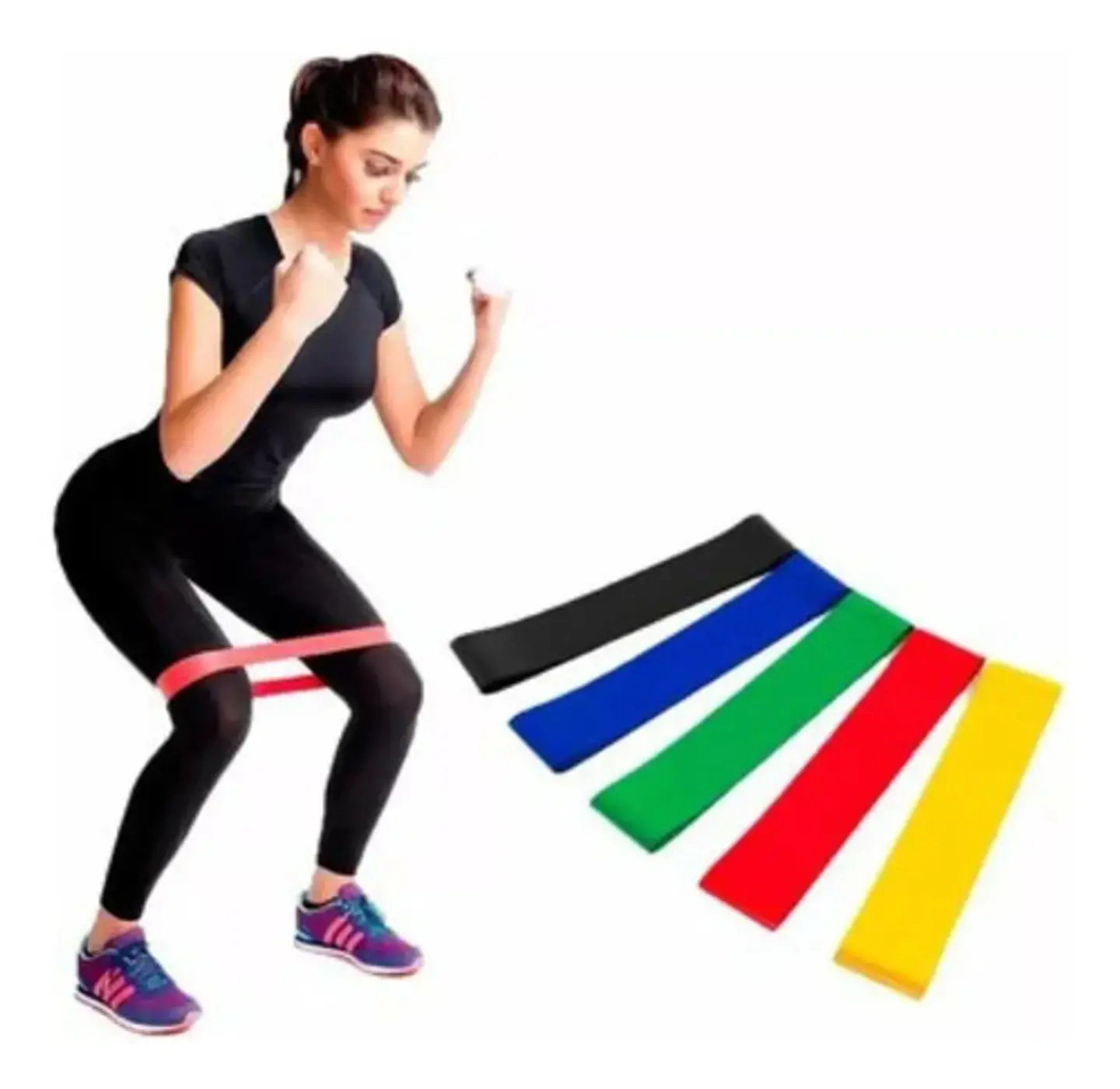 Bandas Elásticas Deporte Ejercicio En Casa Gym Fitness 2