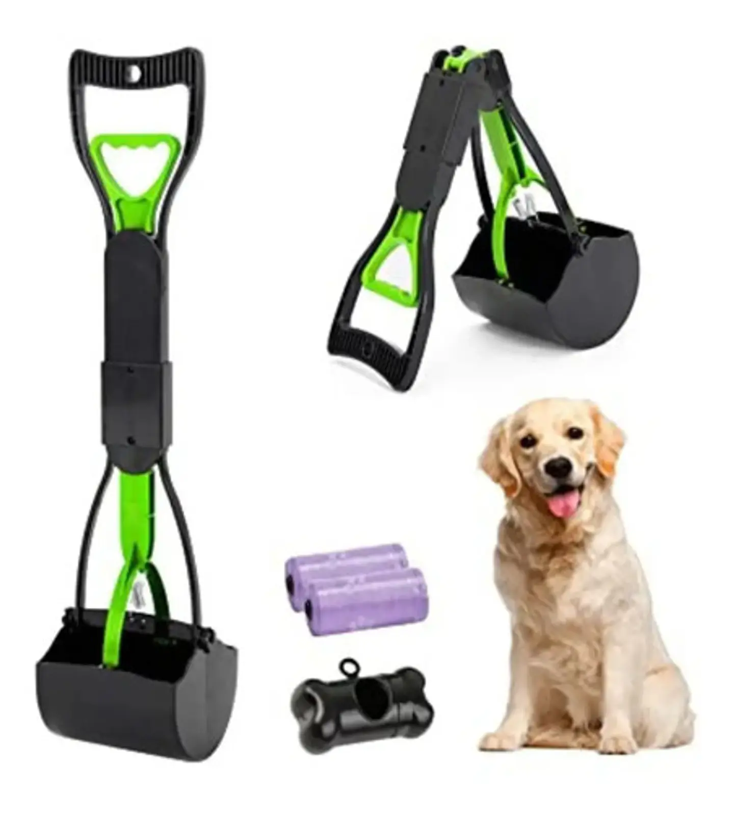 Mascotas Recogedor Excremento Aseo Popo Perro Baño Pala Limp 1