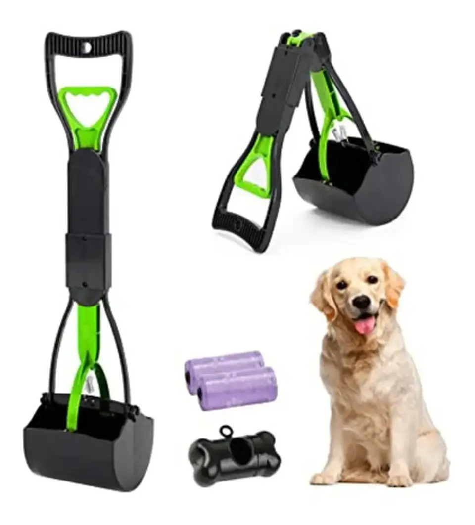 Mascotas Recogedor Excremento Aseo Popo Perro Baño Pala Limp 1