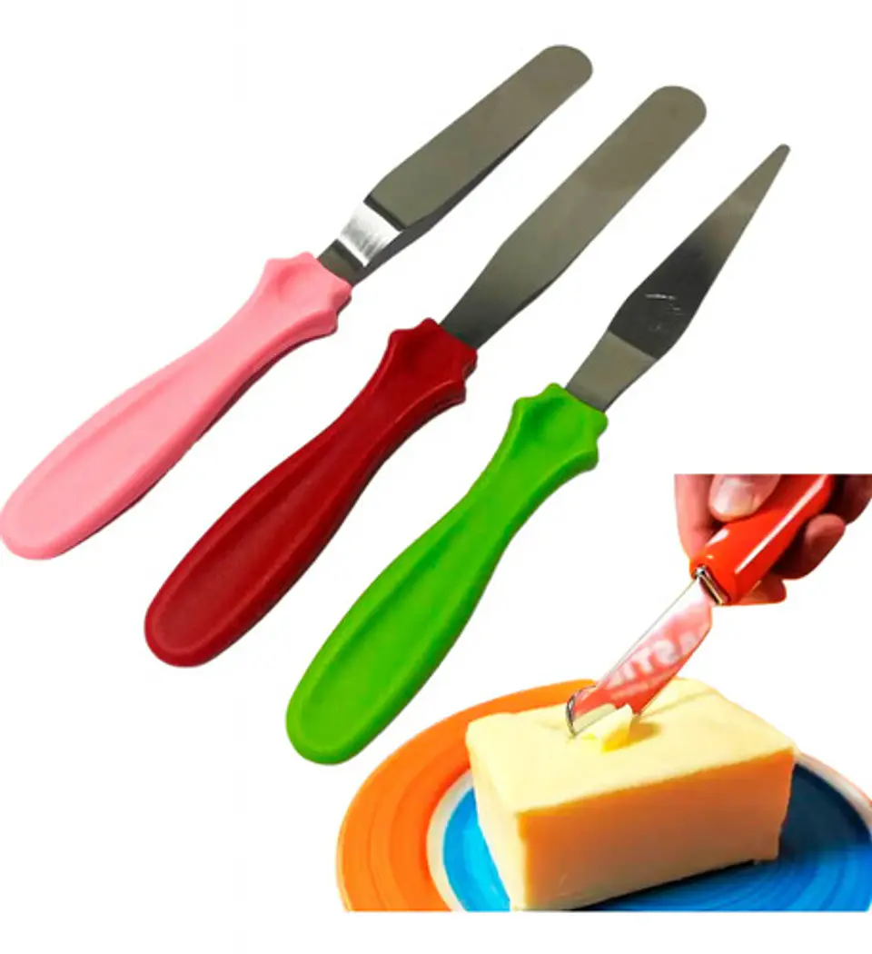 Set Pala Para Mantequilla Espátula Repostería Cocina  2