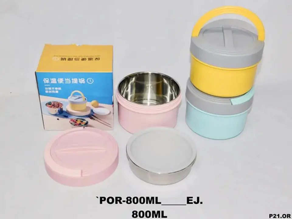 Portacomidas Tapa Vasija  Olla Estufa Lonchera  731-20 2