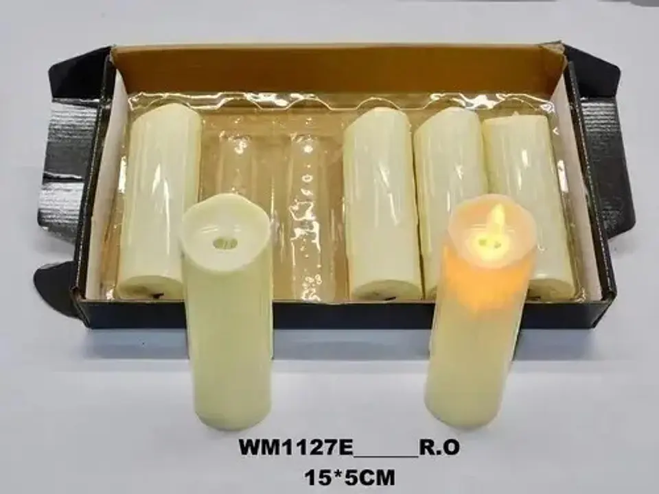 Veladora X6und Luz Led Velas Veladora Eléctrica Vela Wm808 2
