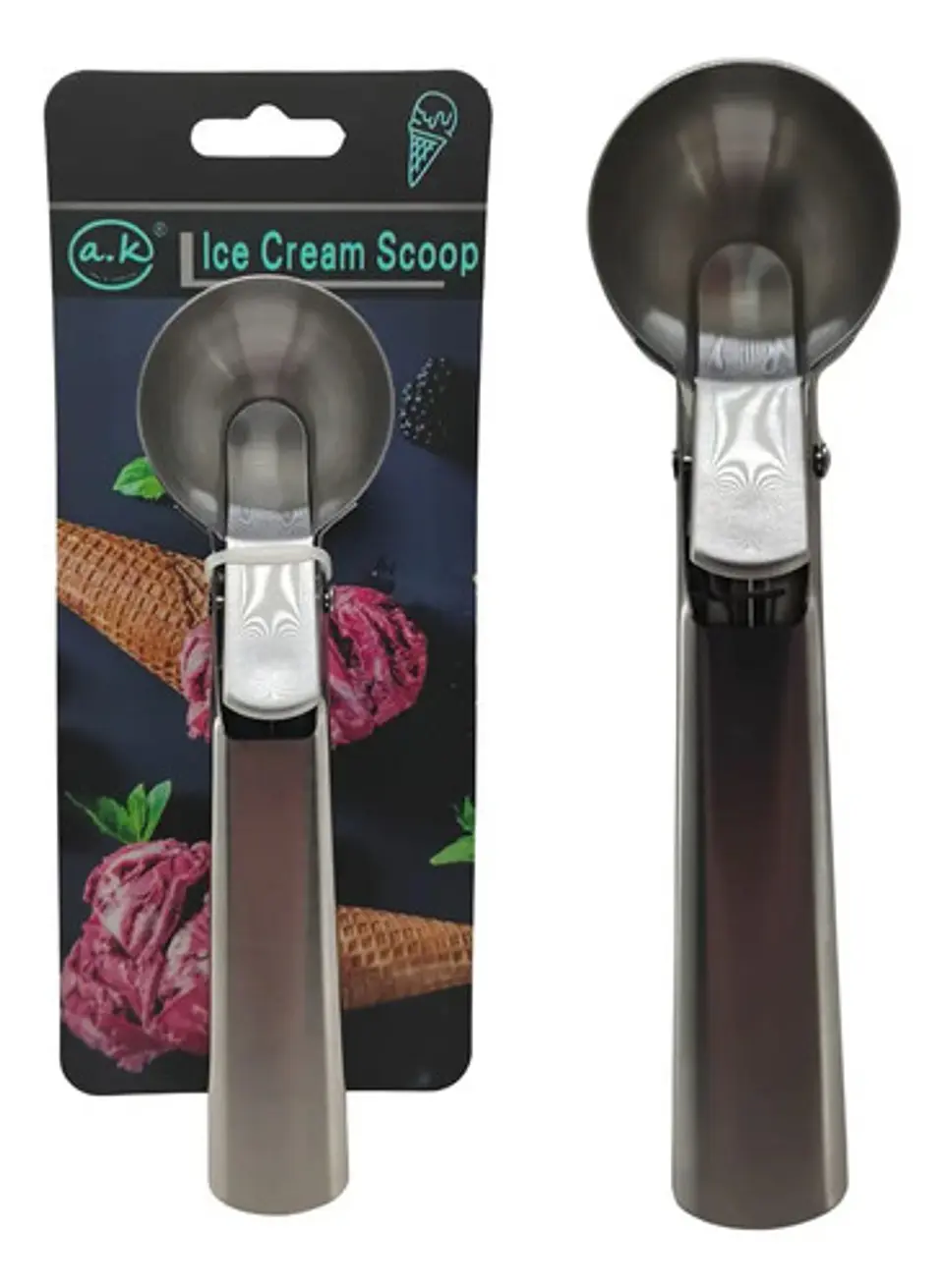 Cuchara Para Helado En Acero Inoxidable Utensilios De Cocina 1