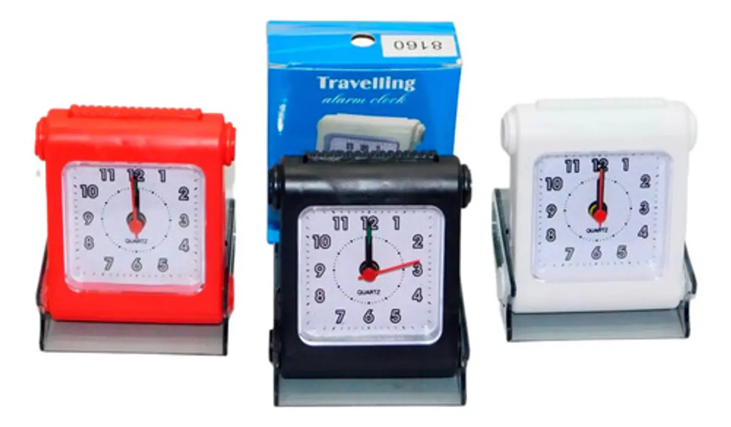 Reloj Despertador Mini 5,x5 Viajero  Cm Tamaño Motivo  1