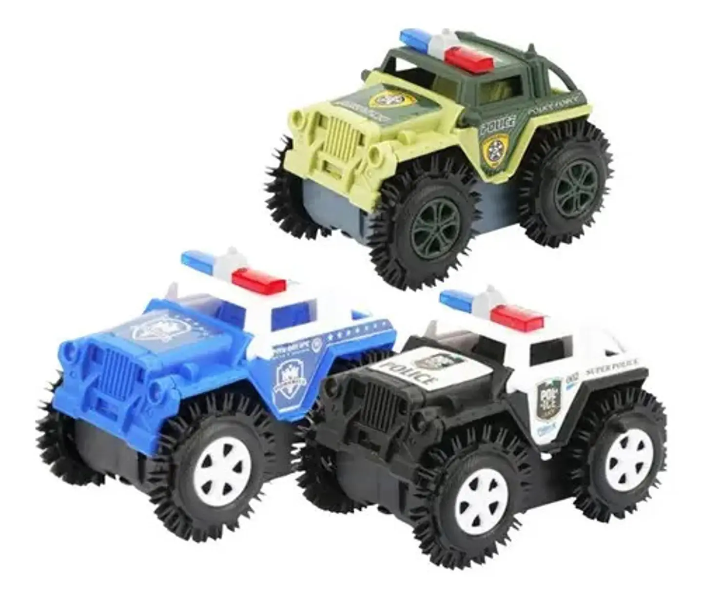 Carro  Buggi Police  Loco Jeep Camioneta 4x4 Regalo Juguete 2