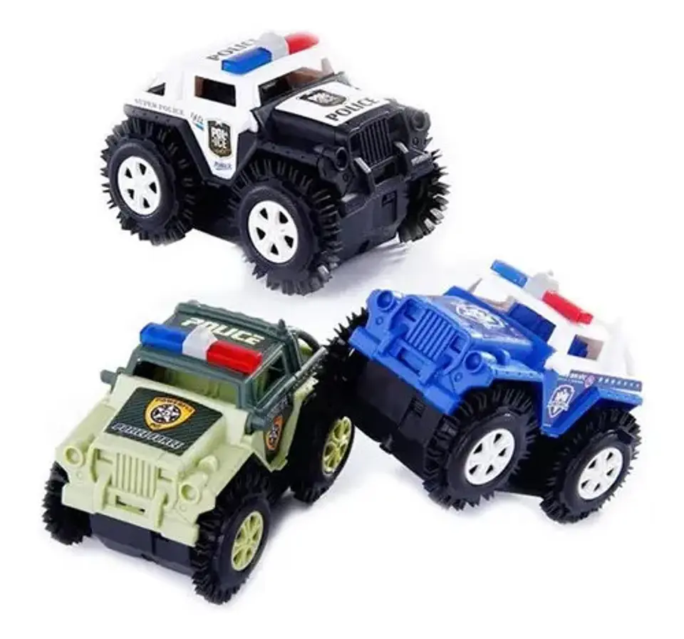 Carro  Buggi Police  Loco Jeep Camioneta 4x4 Regalo Juguete 3