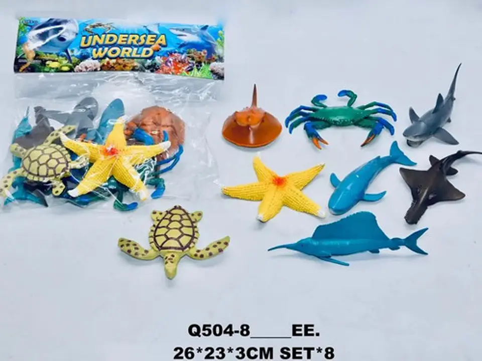 Juguetes Colección Animales Marinos Goma Tortuga Estrella 2