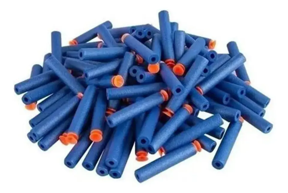 Dardos Espuma Punta Chupa Repuestos Lanza X120 Naranja Juego 1