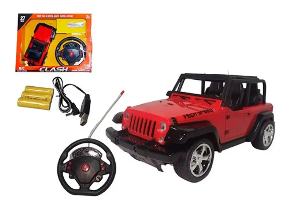 Camioneta Jeep Todo Terreno Control Remoto Niños Regalo 5