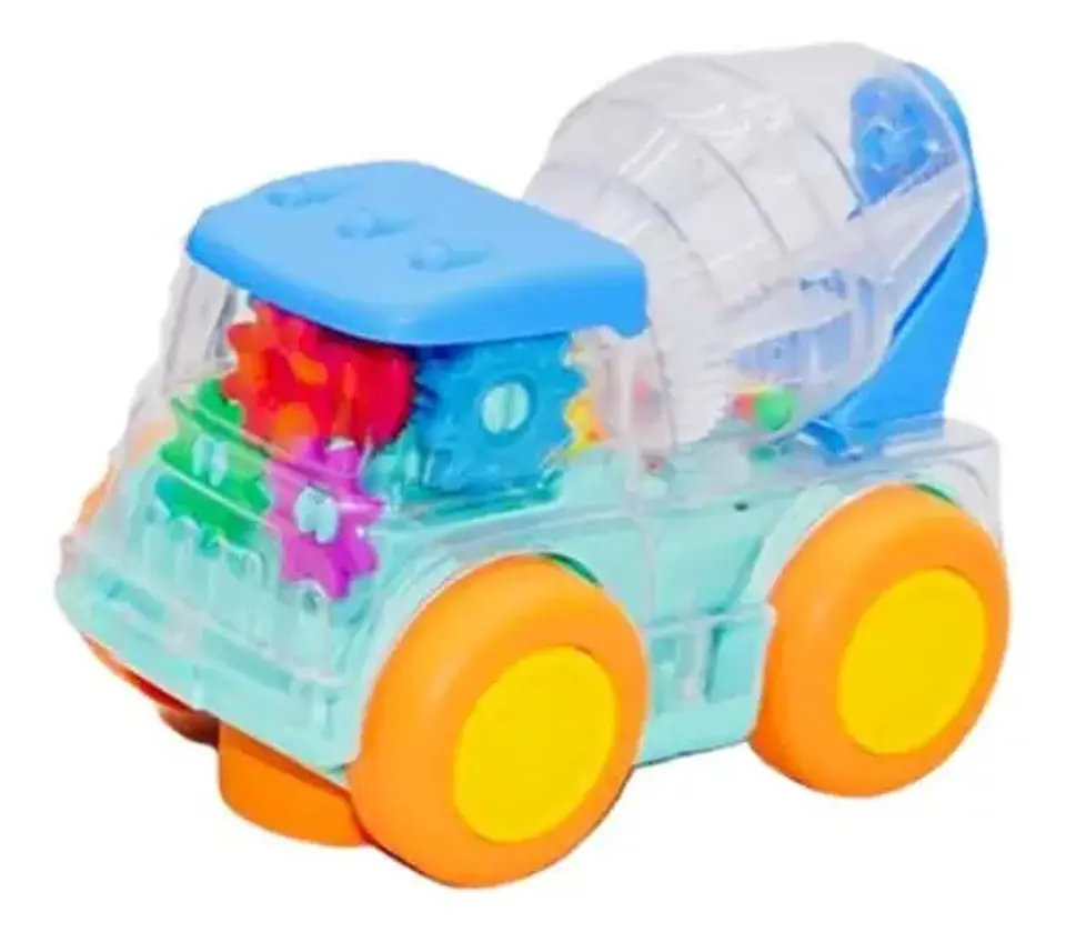 Carro Camion Mescladora Cemento Luces Sonidos Movimie 5