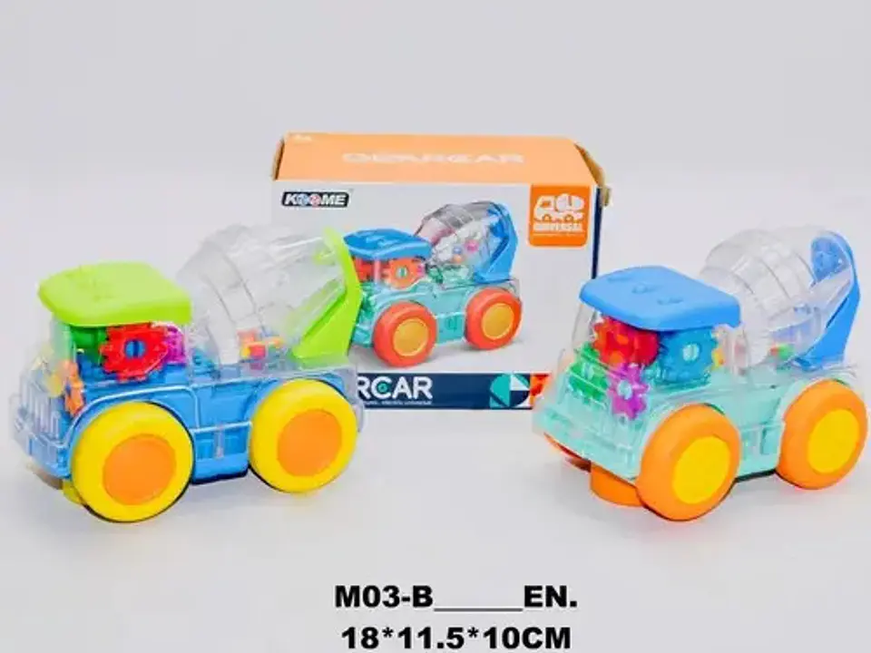 Carro Camion Mescladora Cemento Luces Sonidos Movimie 6