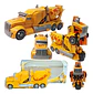 Camión Constructor Mesclador Transformable Robot Luces Niños - Miniatura 1