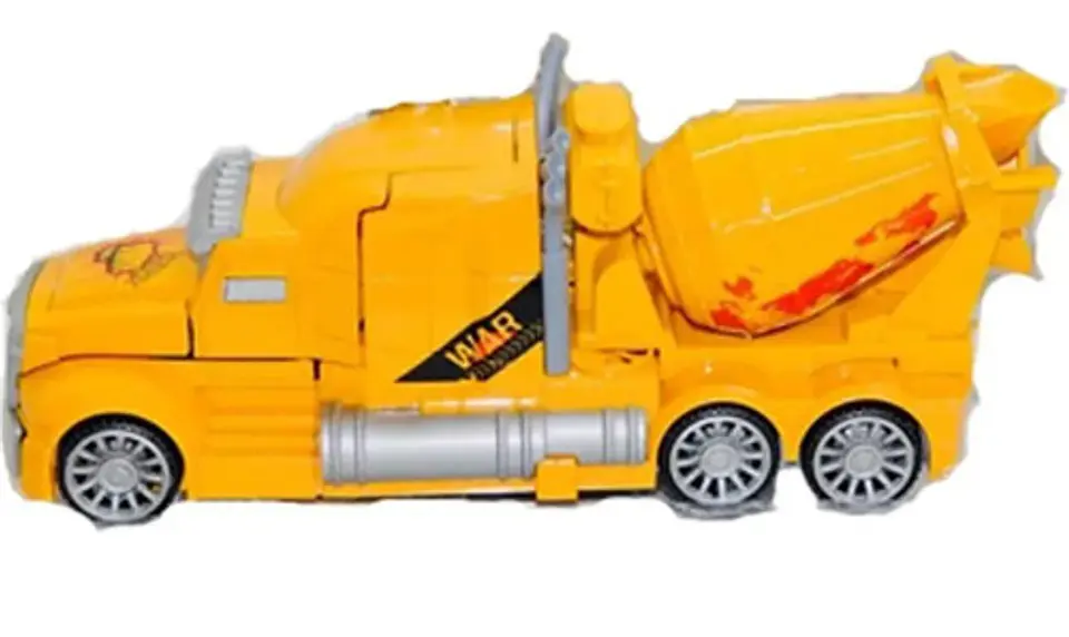 Camión Constructor Mesclador Transformable Robot Luces Niños 2