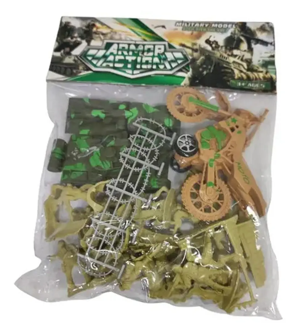 Soldados Militares Juguete Figuras Acción Juego Niños Soldad 4