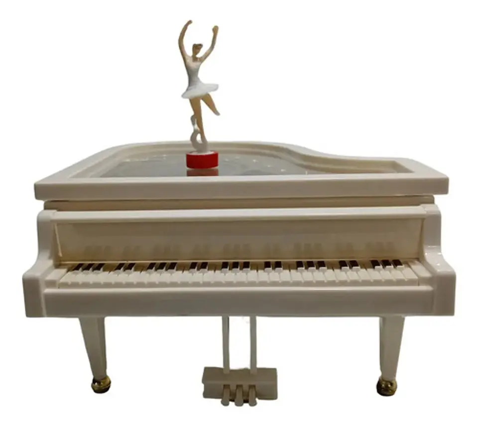 Caja Musical Piano De Cuerda Bailarina Regalo Cumpleaños 4