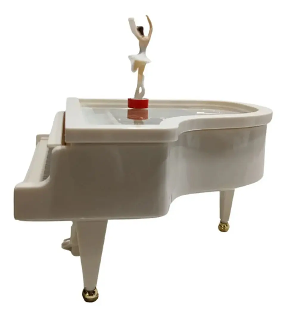Caja Musical Piano De Cuerda Bailarina Regalo Cumpleaños 5