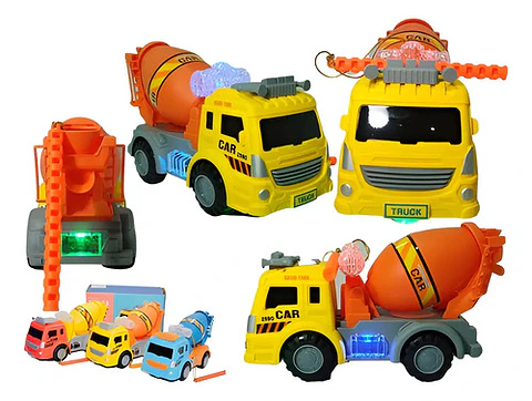 Camión Construcción Carro Mescladora Juguete Luces Sonidos