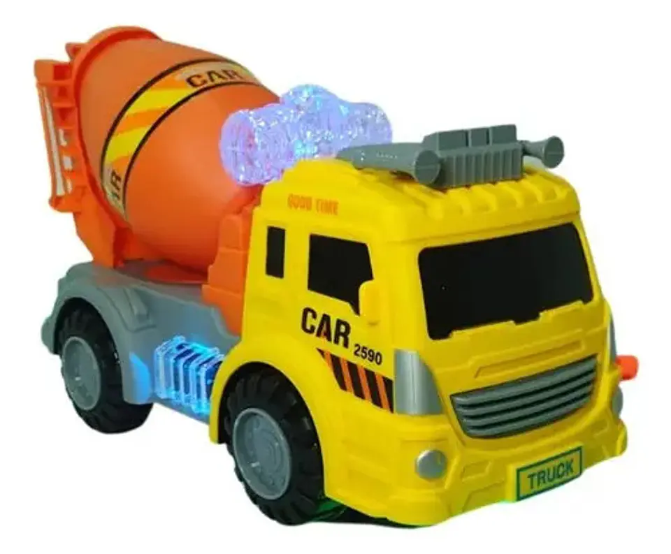 Camión Construcción Carro Mescladora Juguete Luces Sonidos 2