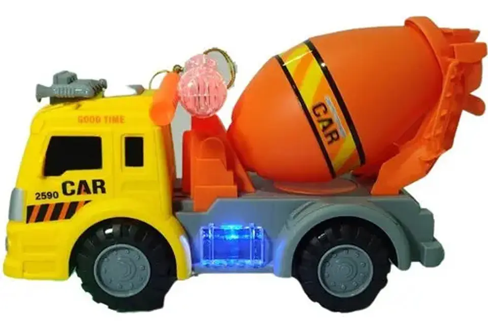 Camión Construcción Carro Mescladora Juguete Luces Sonidos 6