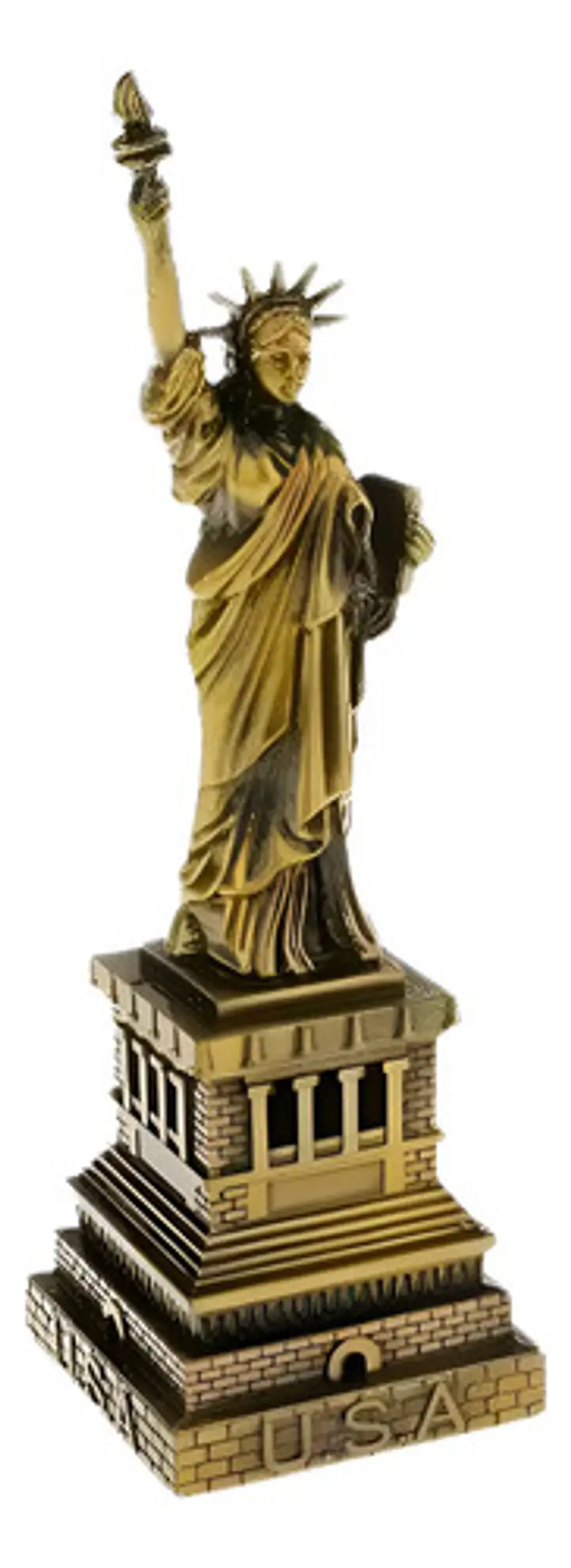 Estatua D La Libertad Adorno 16cm Metal Monumentos Del Mundo 1