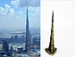 Monumentos Del Mundo Budai  Burj Khalifan  Decoración 18cm - Miniatura 2