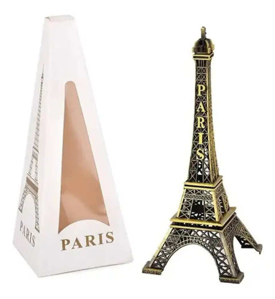 Torre Eiffel 15cm +  Estatua De La Libertad Decoraciones  2