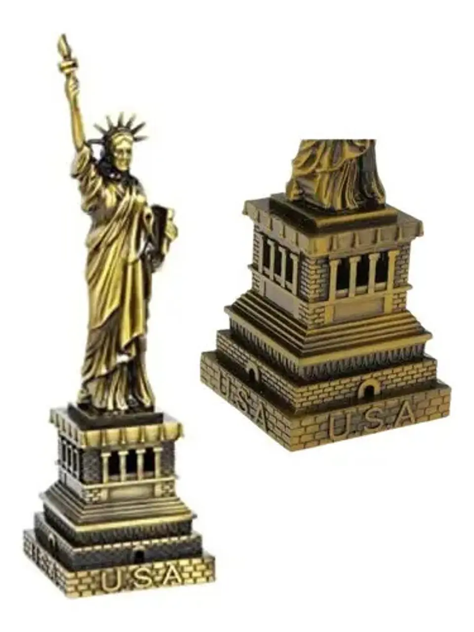 Torre Eiffel 15cm +  Estatua De La Libertad Decoraciones  3