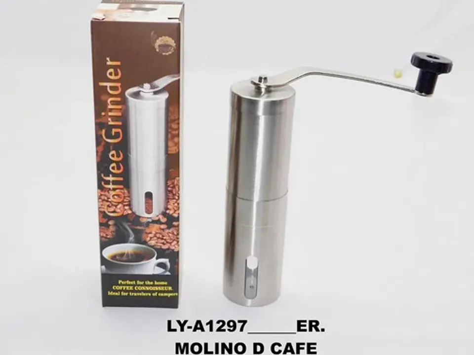 Triturador Café Molino Cafe Manual Acero Moledor Granulado. 3