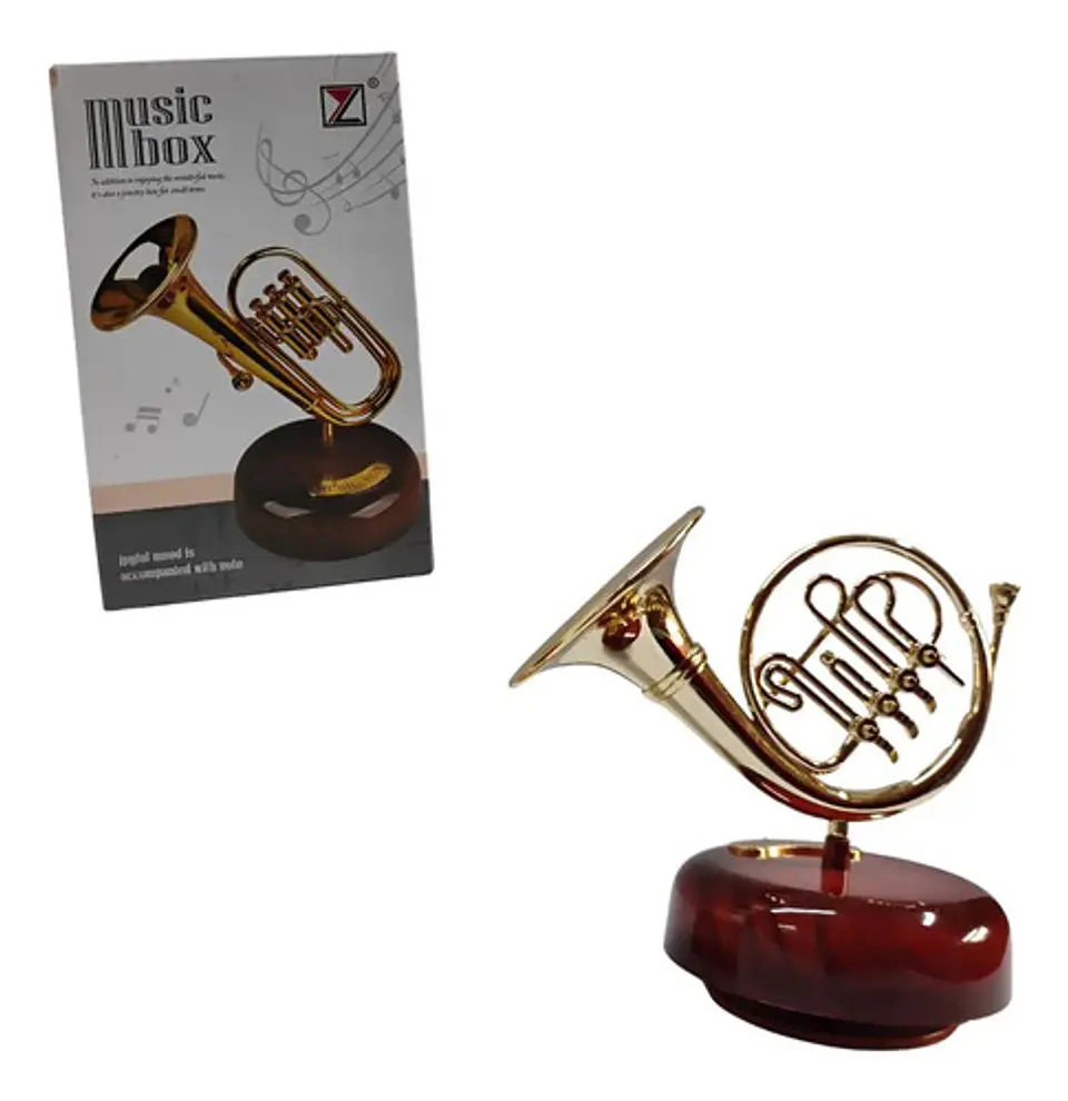Adorno Musical Gramófono 18 Cm Centro De Mesa  1